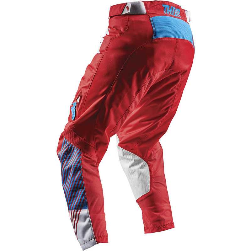 2018 Thor Pulse Geotec Red Blue MX Off Road Motocross Race Pants Adults 44"