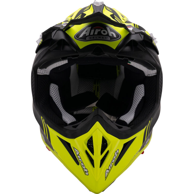 Airoh Aviator Ace Kybon Matte Yellow Helmet on Sale | Moto Outlet