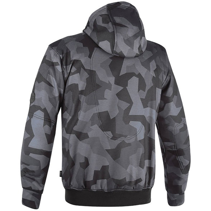 Grey hoodie outlet black jacket