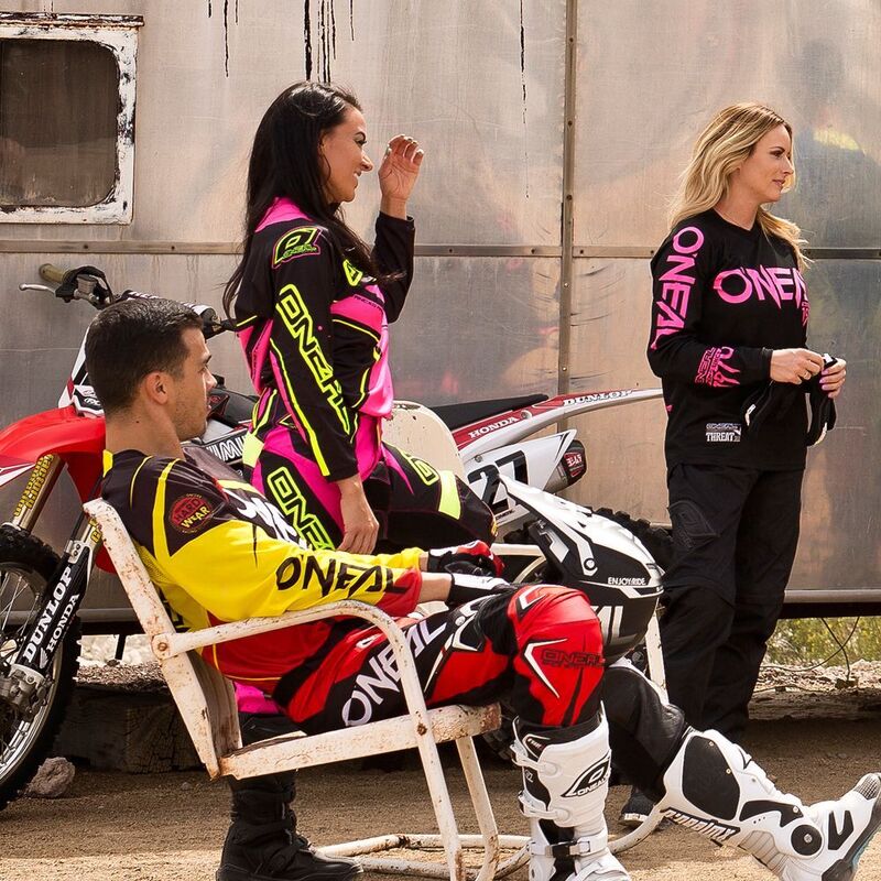 NEW Oneal MX 2022 Apocalypse Black Womens Motocross Dirt Bike