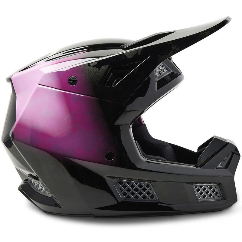Fox V3 RS Detonate Black Helmet