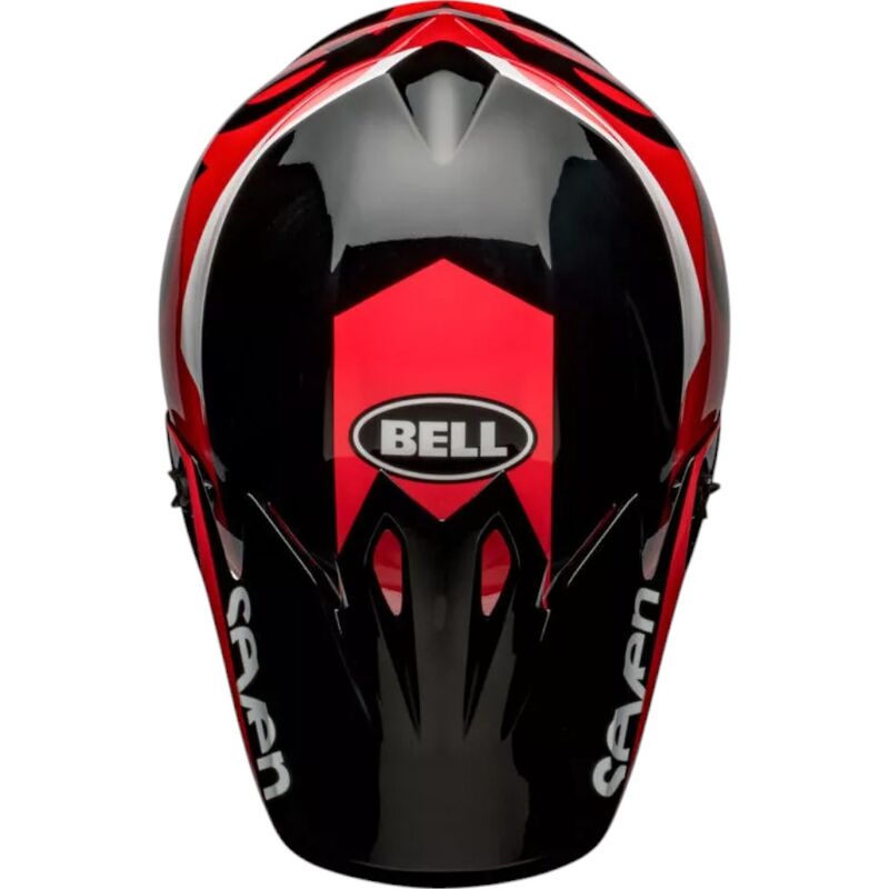 Bell MX-9 Mips Seven Phaser Red/Black Helmet on Sale Moto Outlet