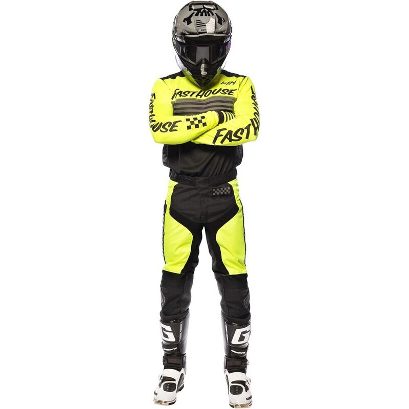 Fasthouse Grindhouse Hi Viz Black Pants