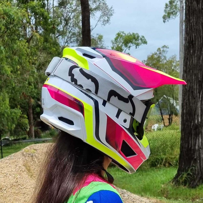Fox V1 Tro FLO Yellow MIPS Helmet