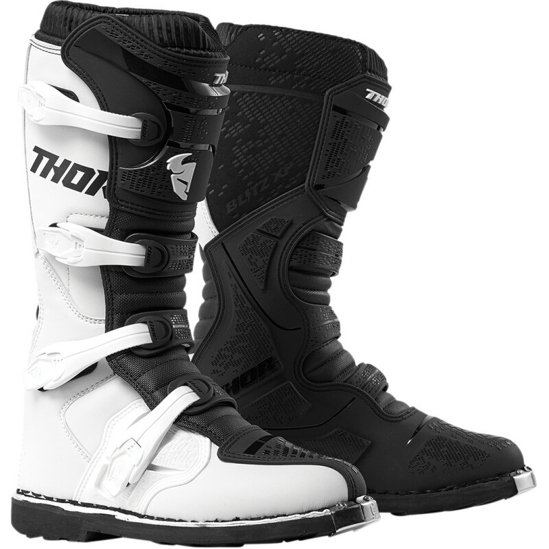 THOR BLITZ XP ATV BOOT サイズ12or7 Thor Blitz XP White/Black Boots on Sale | Moto Outlet
