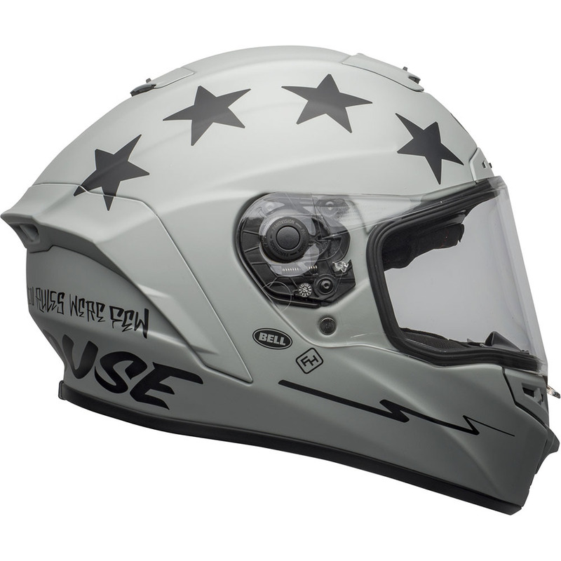 Bell Star DLX Fasthouse Victory Circle Matte Grey MIPS Helmet on