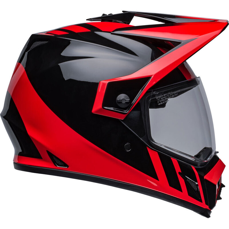 Bell MX 9 Adventure MIPS Dash Black Red Helmet