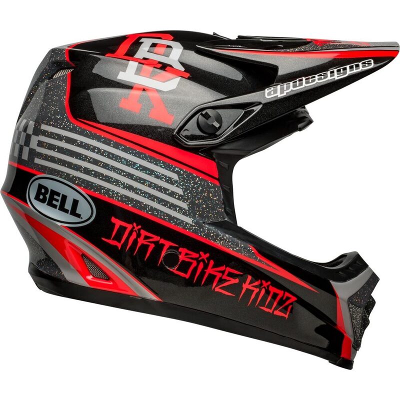 NEW Bell Moto-9 MIPS Twitch Replica Black/Grey Kids Motocross Dirt