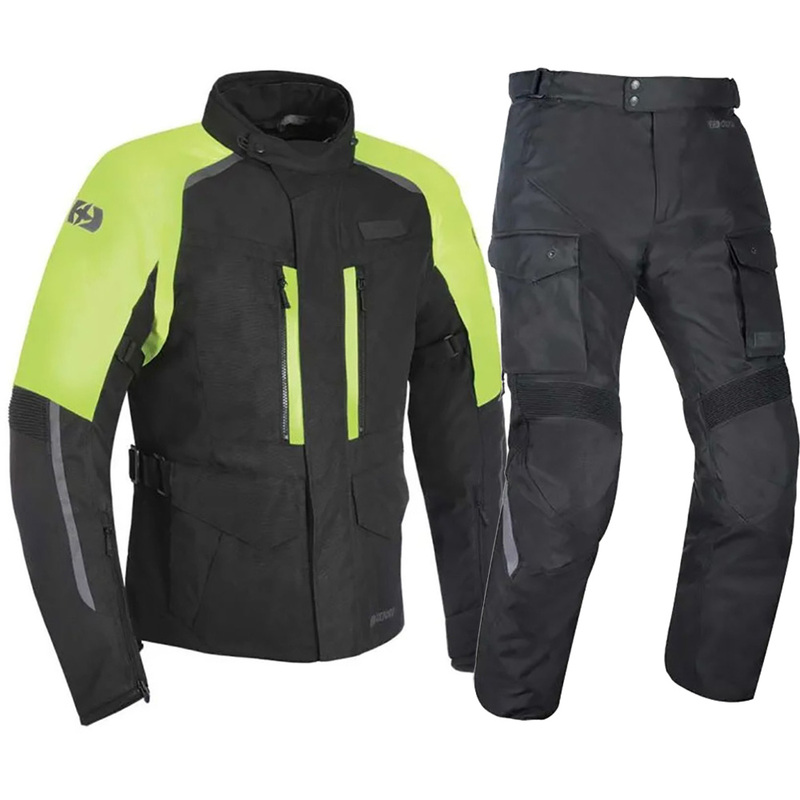 Oxford Continental Black/Fluro Adventure Jacket & Pants