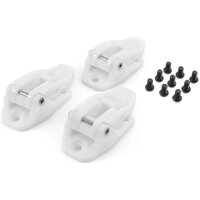 Answer AR-1 White Kids Replacement Boot Buckles