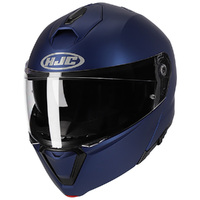 HJC i90 Semi-Flat Metallic Blue Helmet