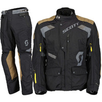 Scott Dualraid Dryo Black Adventure Jacket & Pants