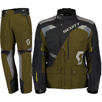 Scott Dualraid Dryo Earth Brown/Black Adventure Jacket & Pants