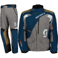 Scott Dualraid Dryo Blue/Titanium Grey Adventure Jacket & Pants