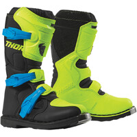 Thor Blitz XP FLO Green/Black Kids Boots