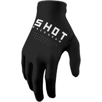 Shot Race Gear Raw Black Gloves