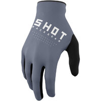 Shot Race Gear Raw Grey Gloves