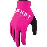 Shot Race Gear Raw Pink Gloves