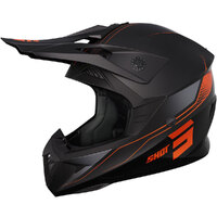 Shot Race Gear Pulse Edge Matte Orange Helmet