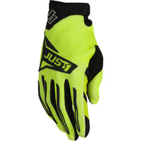 JUST1 J-Force 2.0 FLO Yellow/Black Gloves