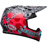 Bell MX-9 MIPS Tagger Splatter Bright Red/Grey Helmet