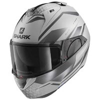 Shark Evo ES Yari Matte Silver/Anthracite/Black Helmet