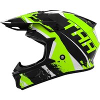 THH T710X Rage Black/Green Kids Helmet
