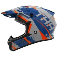 THH T710X Rage Matt Blue/Orange Kids Helmet