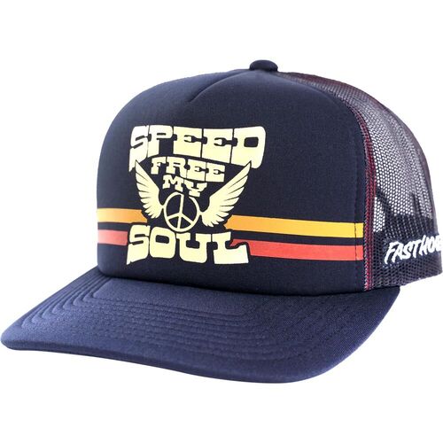 Fasthouse Sunshine Navy Women's Trucker Cap