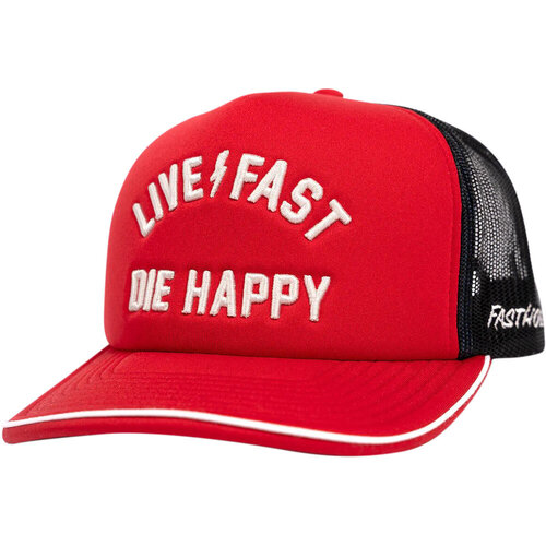 Fasthouse Happy Red Trucker Cap