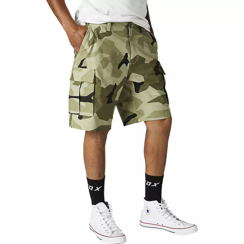 Fox Slambozo 2.0 Green Camo Mens Shorts